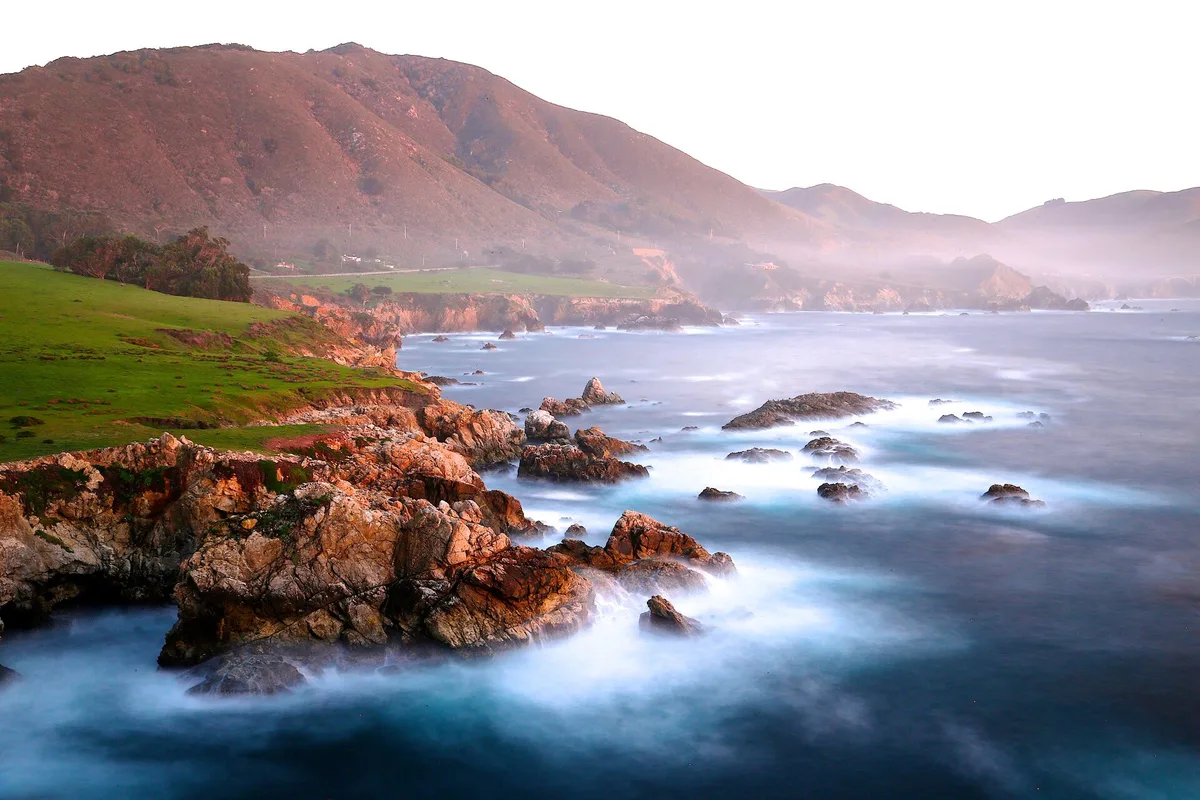 Plage du Soberanes Point, Carmel Highlands, Monterey County, California Coast, États-Unis