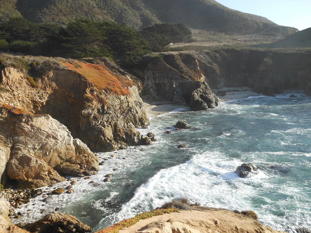 Plage du Soberanes Point, Carmel Highlands, Monterey County, California Coast, États-Unis — 5