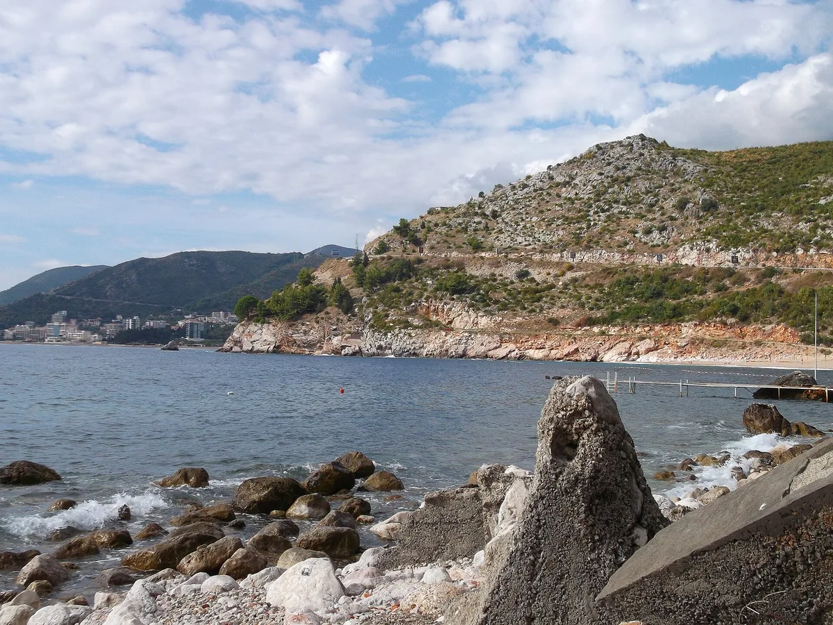 Plage de Pržno, Budva, Adriatic Coast, Montenegro — 3