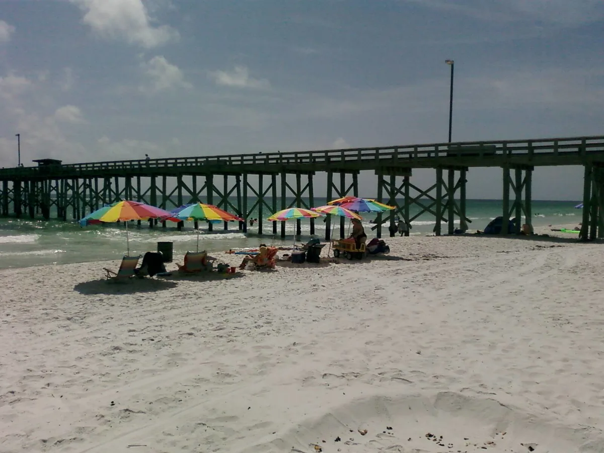 Plage de St. Andrews State Park, Panama City Beach, Florida Panhandle, États-Unis — 6