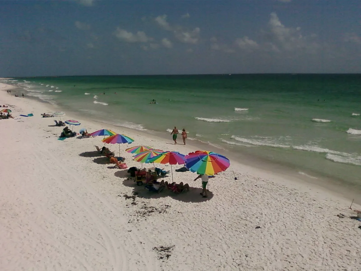 Plage de St. Andrews State Park, Panama City Beach, Florida Panhandle, États-Unis — 4