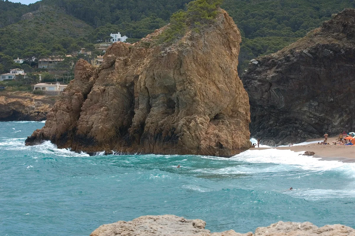 Plage de Sa Riera, Begur, Catalonia, Espagne — 2