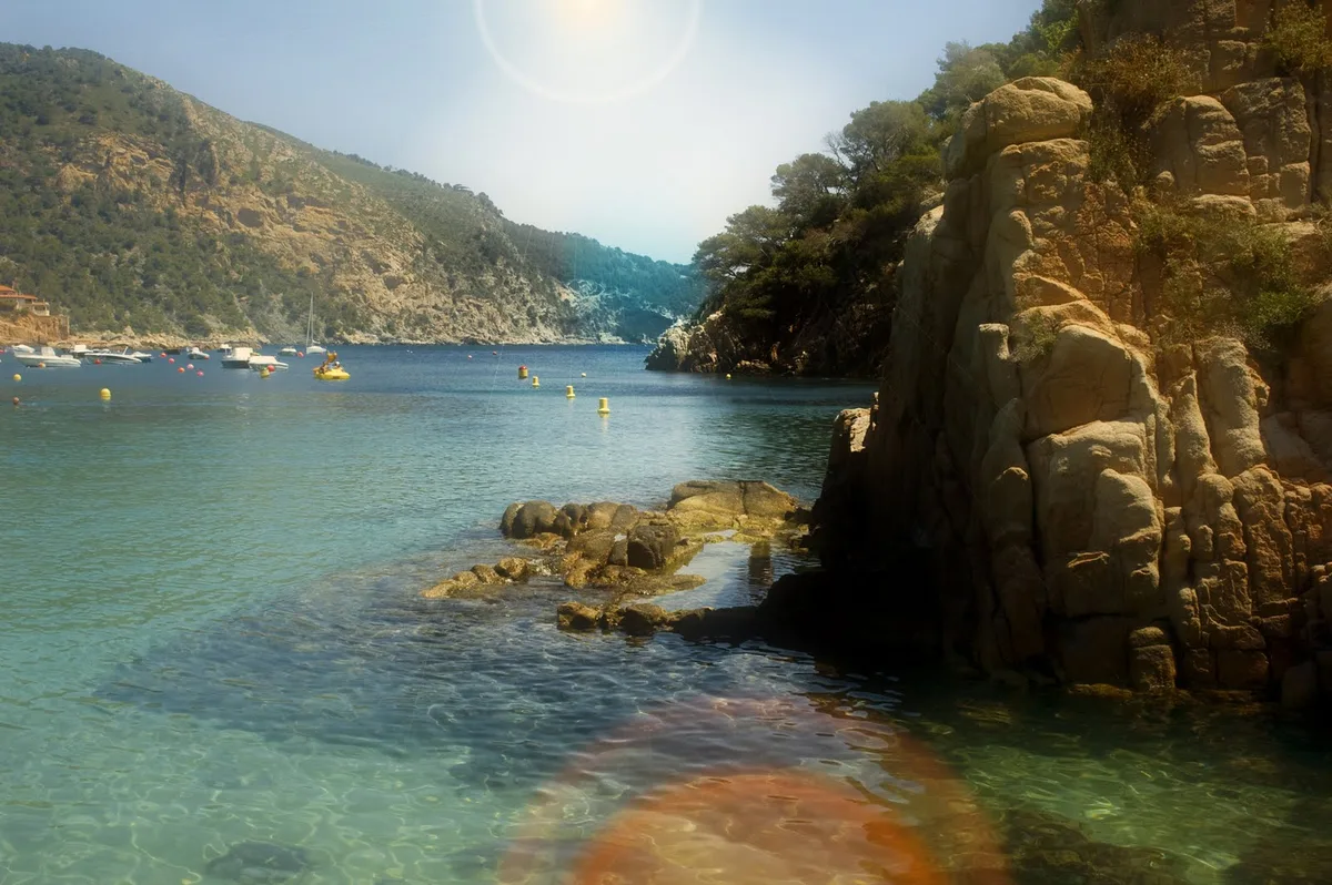 Plage de Sa Riera, Begur, Catalonia, Espagne — 5