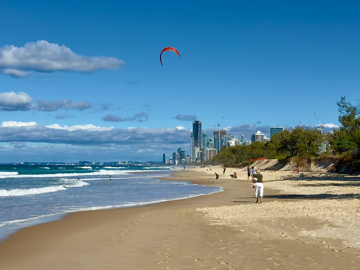 Plage de The Spit, Main Beach, Australian East Coast, Australie — 5