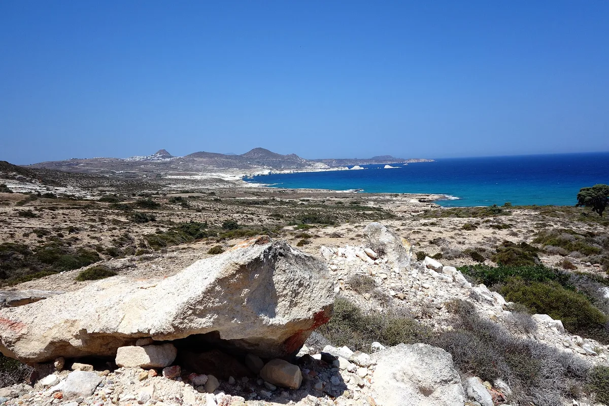 Plage de Papafragas, Milos, Cyclades, Grèce — 6