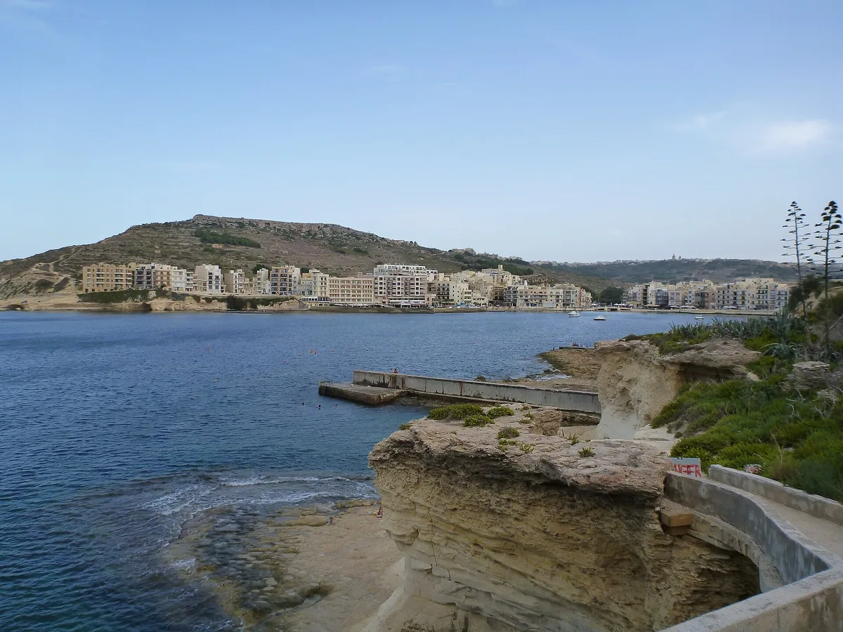 Playa de Marsalforn, Żebbuġ, Maltese Islands, Malta — 2