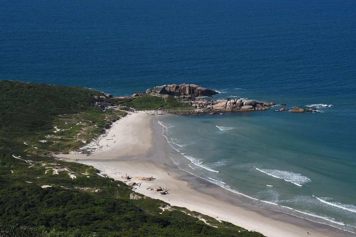 Plage de la Galheta, Florianópolis, Brazilian Atlantic, Brésil — 6