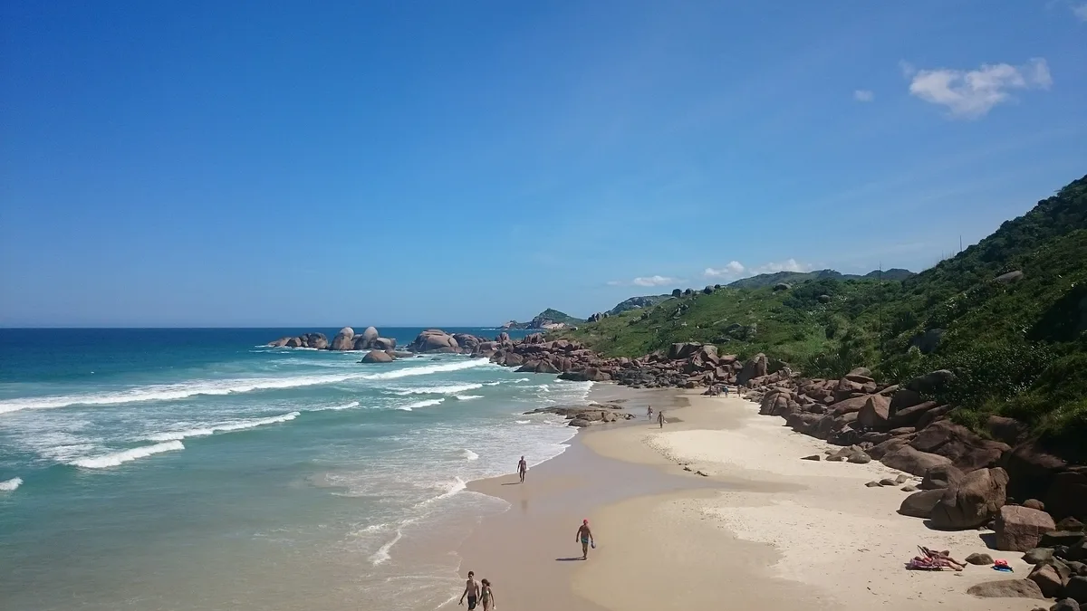 Plage de la Galheta, Florianópolis, Brazilian Atlantic, Brésil — 4