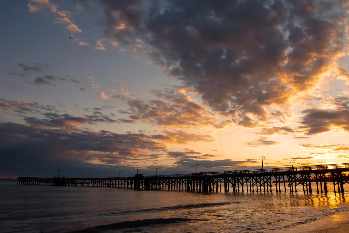 Plage de Goleta, Goleta, California Coast, États-Unis — 2