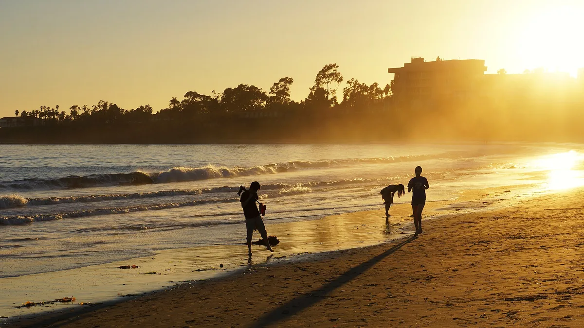 Plage de Goleta, Goleta, California Coast, États-Unis — 3