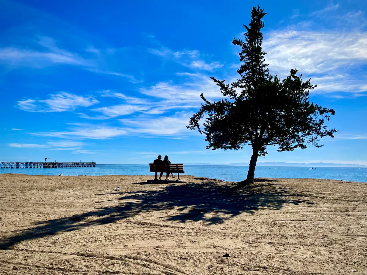 Plage de Goleta, Goleta, California Coast, États-Unis — 4