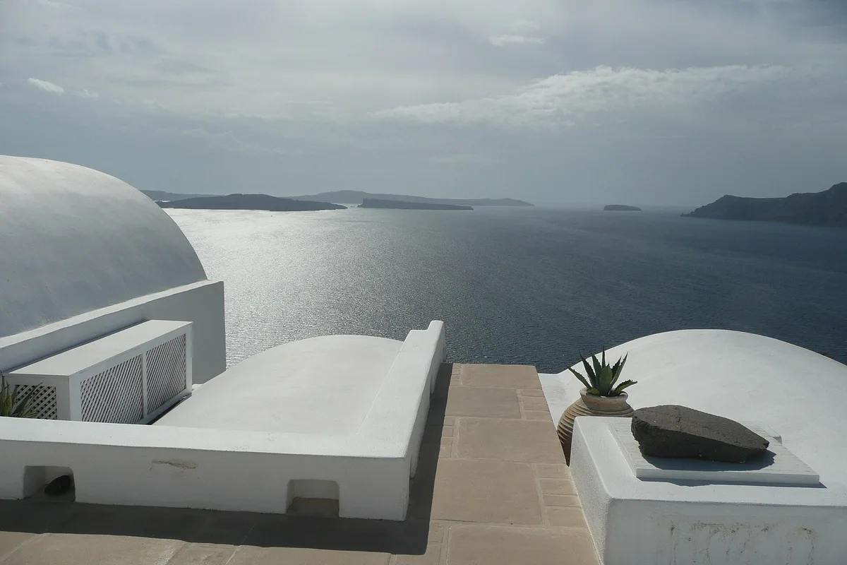 Spiaggia di Skaros, Cyclades, Grecia — 6