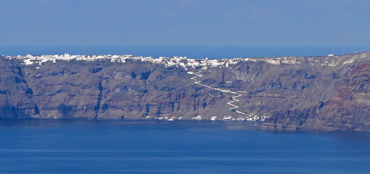 Spiaggia di Skaros, Cyclades, Grecia — 3