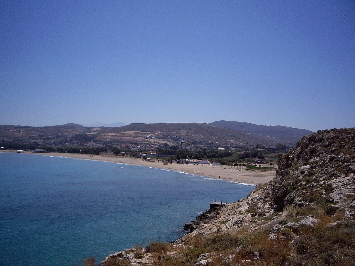 Plage d'Amnissos, Hersonissos, Crete, Grèce — 5