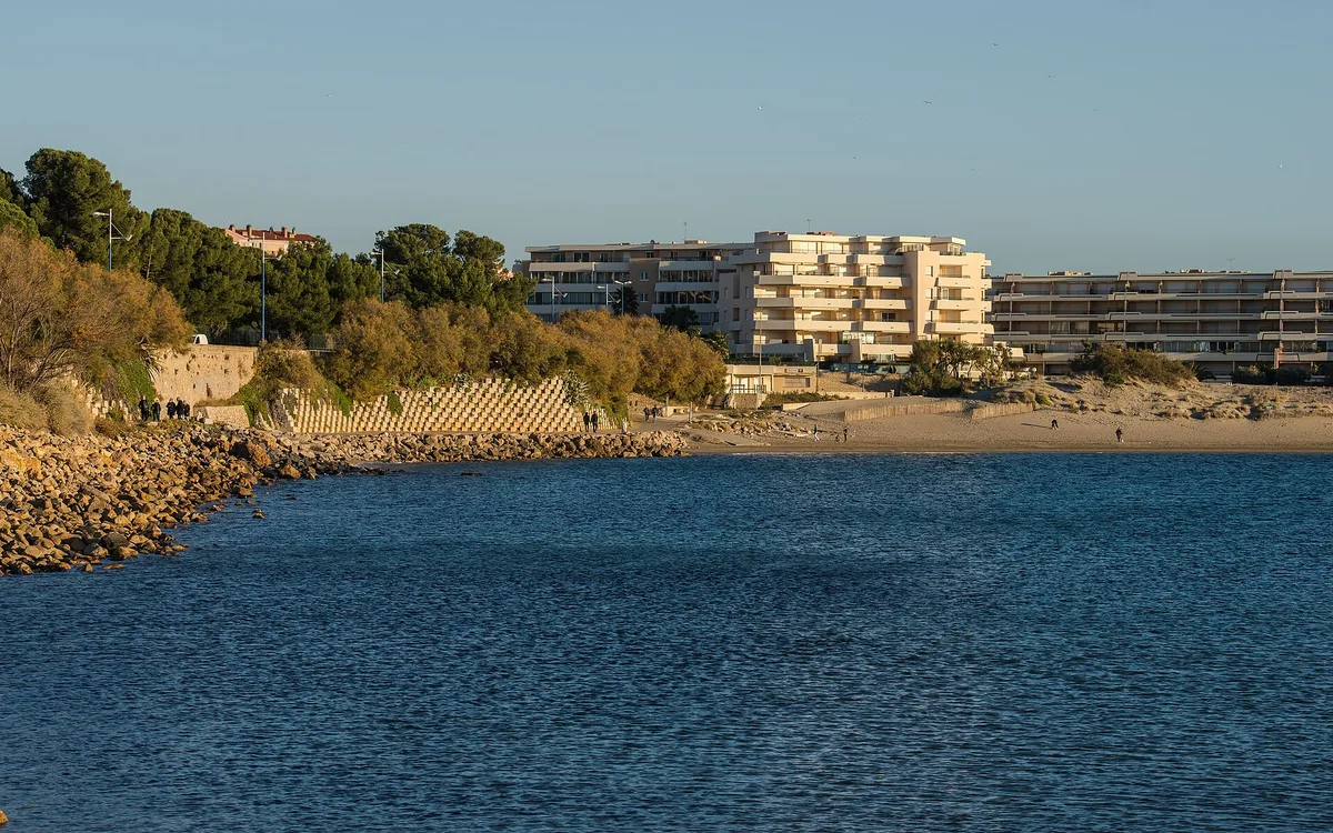 Corniche Beach, Sète, Occitanie, France