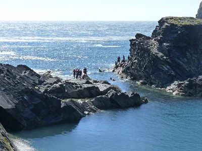 Baia di Abereiddy, Llanrhian, Wales, Regno Unito — 4