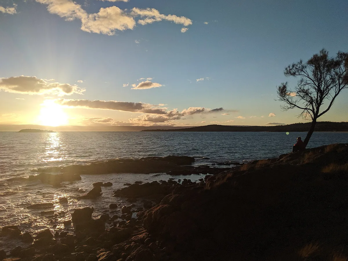 Plage de Coles Bay, Glamorgan Spring Bay Council, Tasmania, Australie — 2