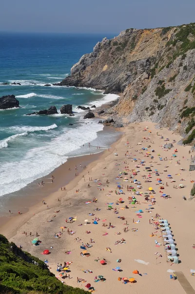Plage d'Adraga, Sintra, Portuguese Atlantic, Portugal — 2