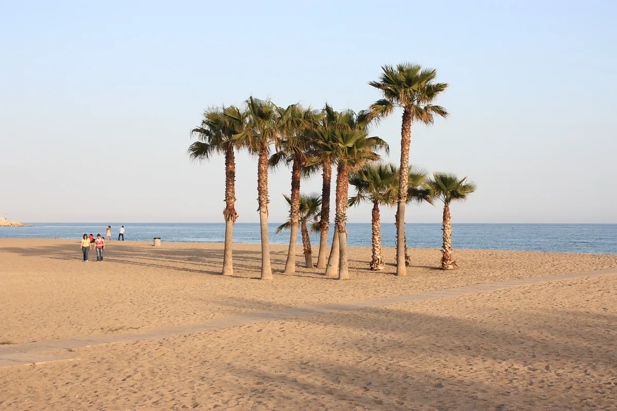 Platja de Coma-ruga, El Vendrell, Catalonia, España — 2
