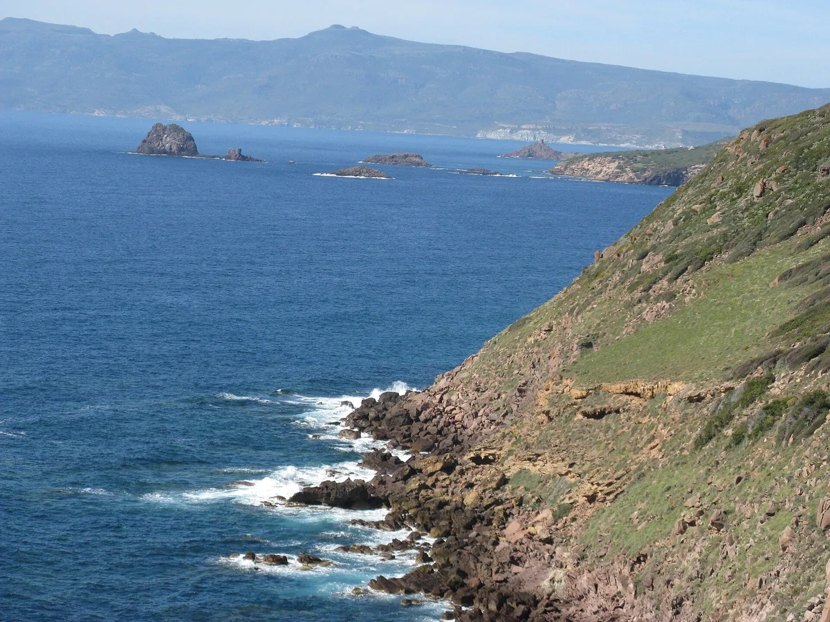 Plage de Punta Foghe, Tresnuraghes, Sardinia, Italie — 5