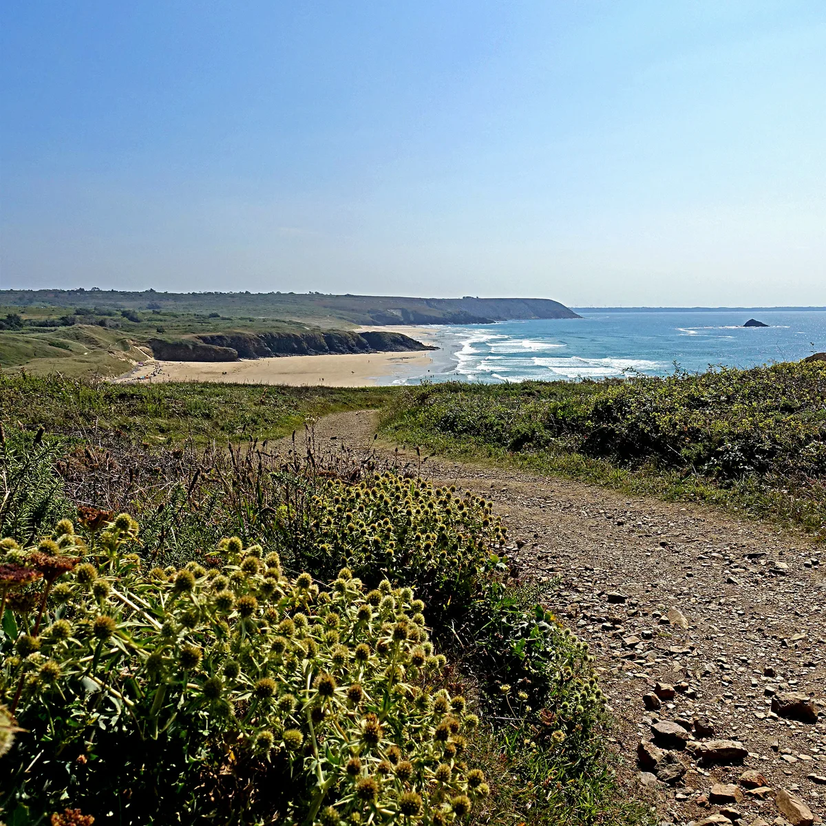 Lostmarc'h-Strand, Crozon, Brittany, Frankreich