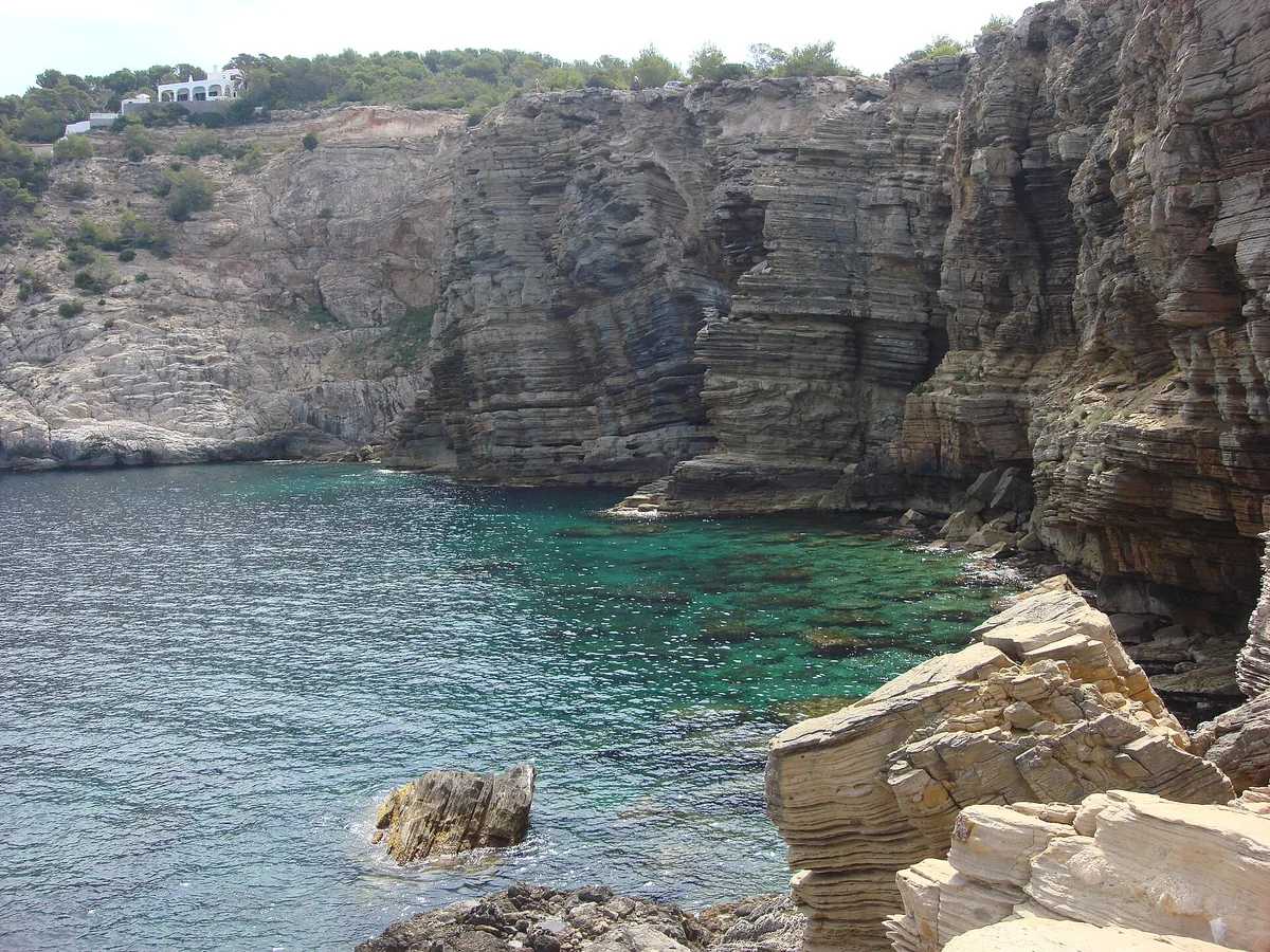 Platja de Sa Galera, Sant Antoni de Portmany, Balearic Islands, España