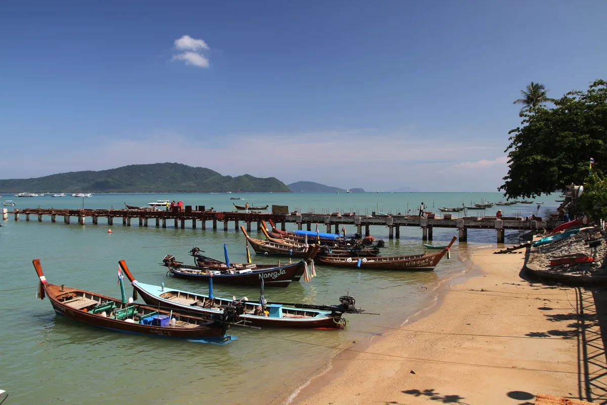 Spiaggia di Na Thon, Nathon, Gulf of Thailand, Thailandia — 2