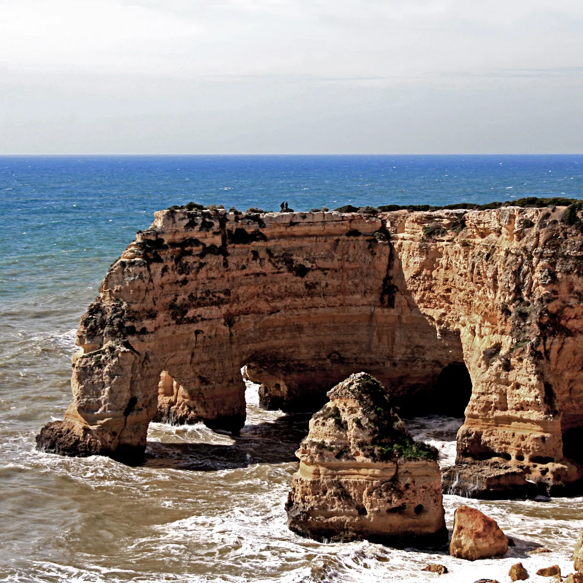 Playa de la Marinha, Lagoa, Portuguese Atlantic, Portugal — 5