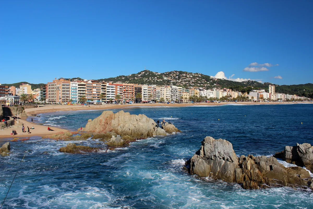 Platja de Lloret de Mar, Lloret de Mar, Catalonia, España — 3