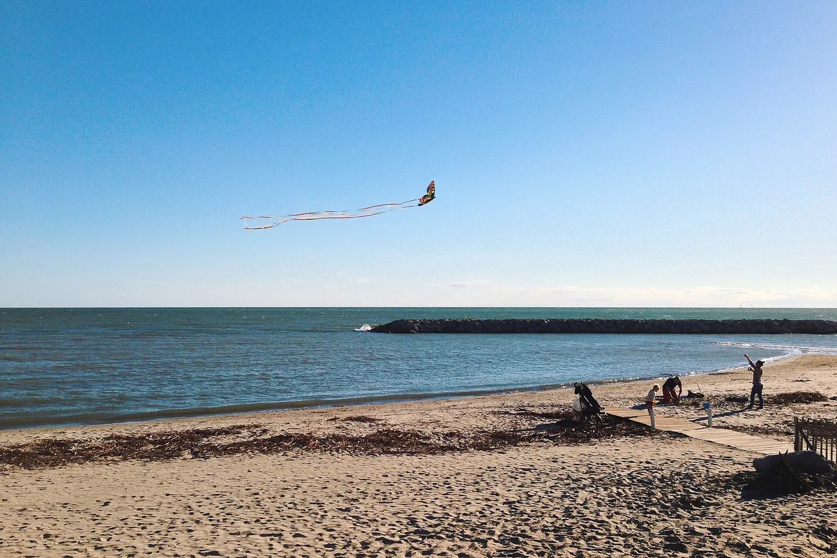 Praia do Boucanet, Le Grau-du-Roi, Occitanie, França — 4