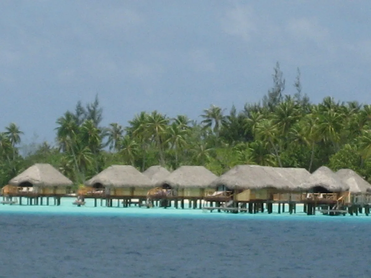 Matira-Strand, Bora-Bora, Leeward Islands, Französisch-Polynesien — 4