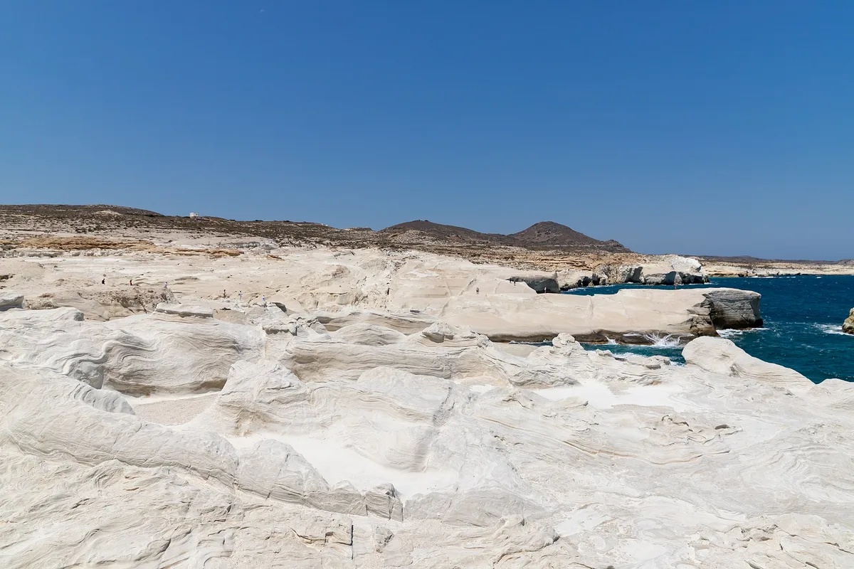 Plage de Sarakiniko, Milos, Cyclades, Grèce — 3