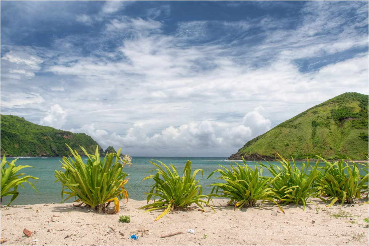 Plage de Mawun, Tumpak, Lesser Sunda Islands, Indonésie