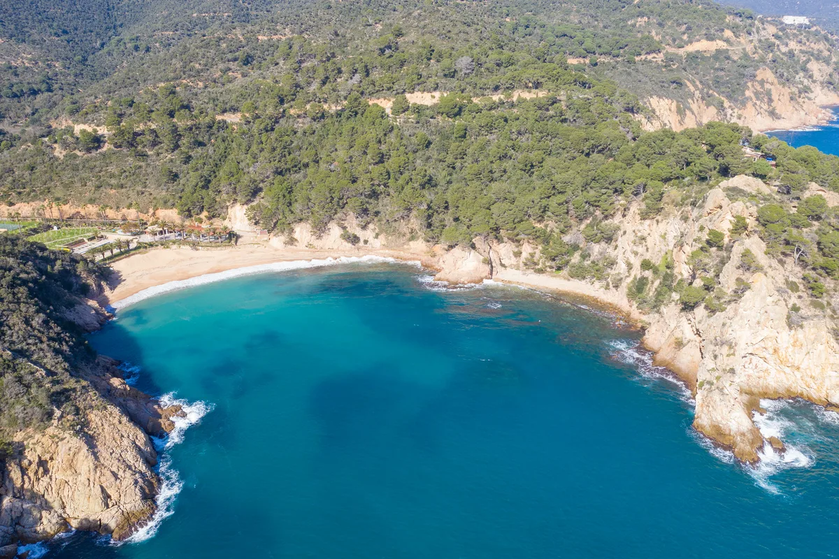 Cala Pola Beach, Tossa de Mar, Spanish Mediterranean, Spain
