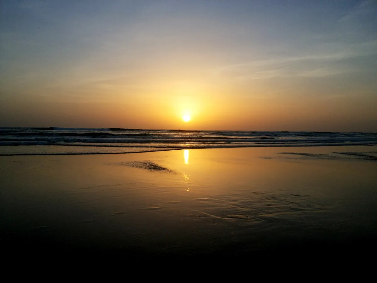 Praia de Calangute, Calangute, Indian West Coast, Índia