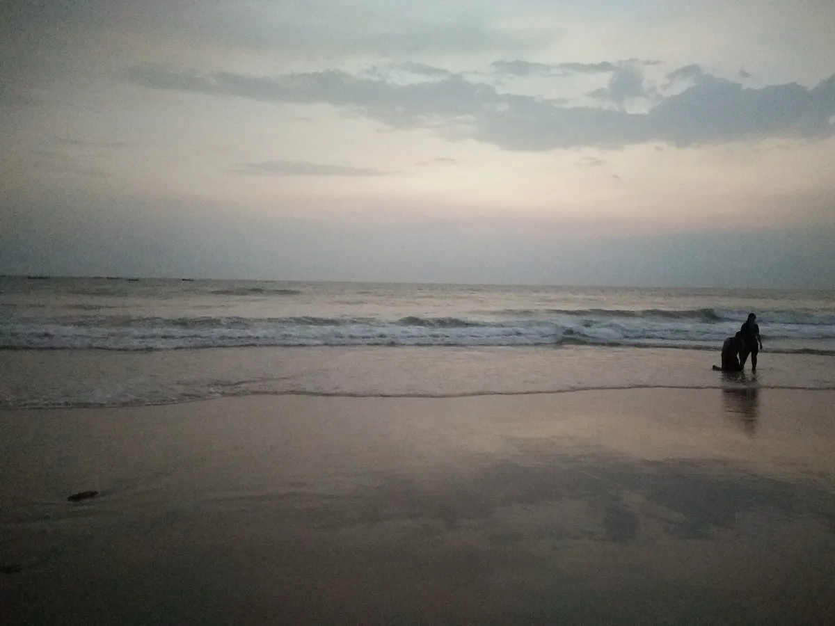 Praia de Calangute, Calangute, Indian West Coast, Índia — 2