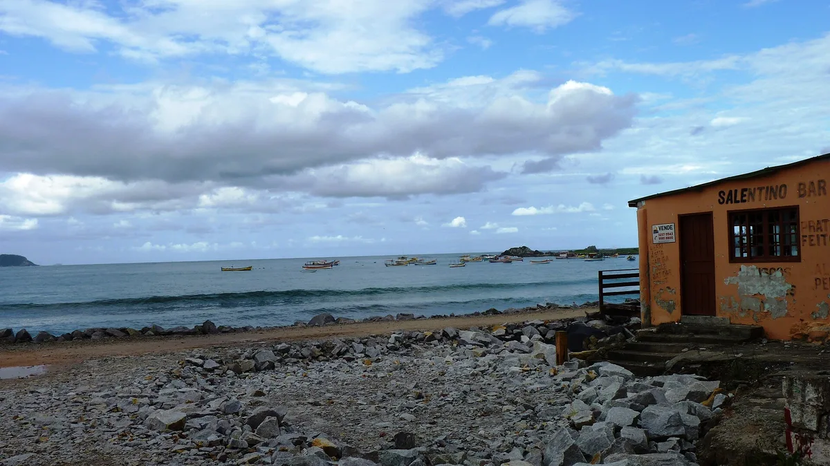 Plage d'Armação, Florianópolis, Brazilian Atlantic, Brésil — 4