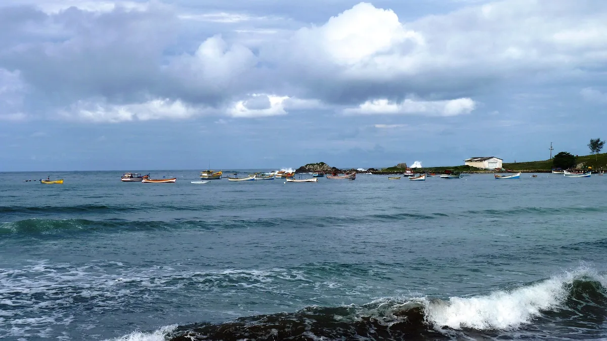 Plage d'Armação, Florianópolis, Brazilian Atlantic, Brésil — 3