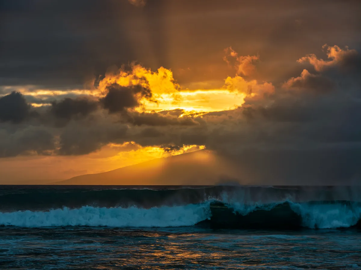Plage de Napili Bay, Lahaina, Hawaii, États-Unis