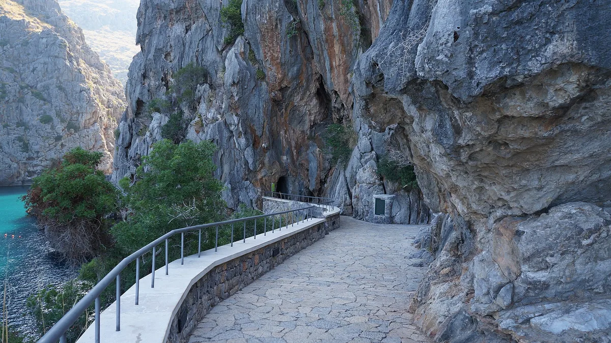 Plage de Sa Calobra, Escorca, Balearic Islands, Espagne — 2