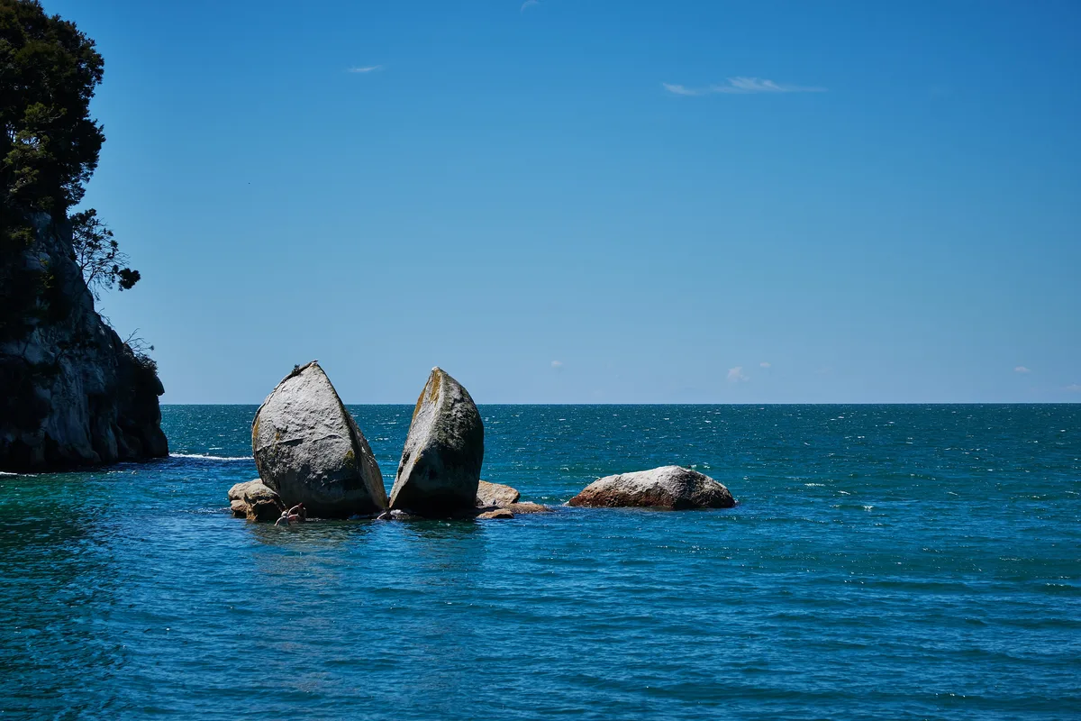 Playa de Kaiteriteri, Tasman District, Nelson-Tasman, Nueva Zelanda