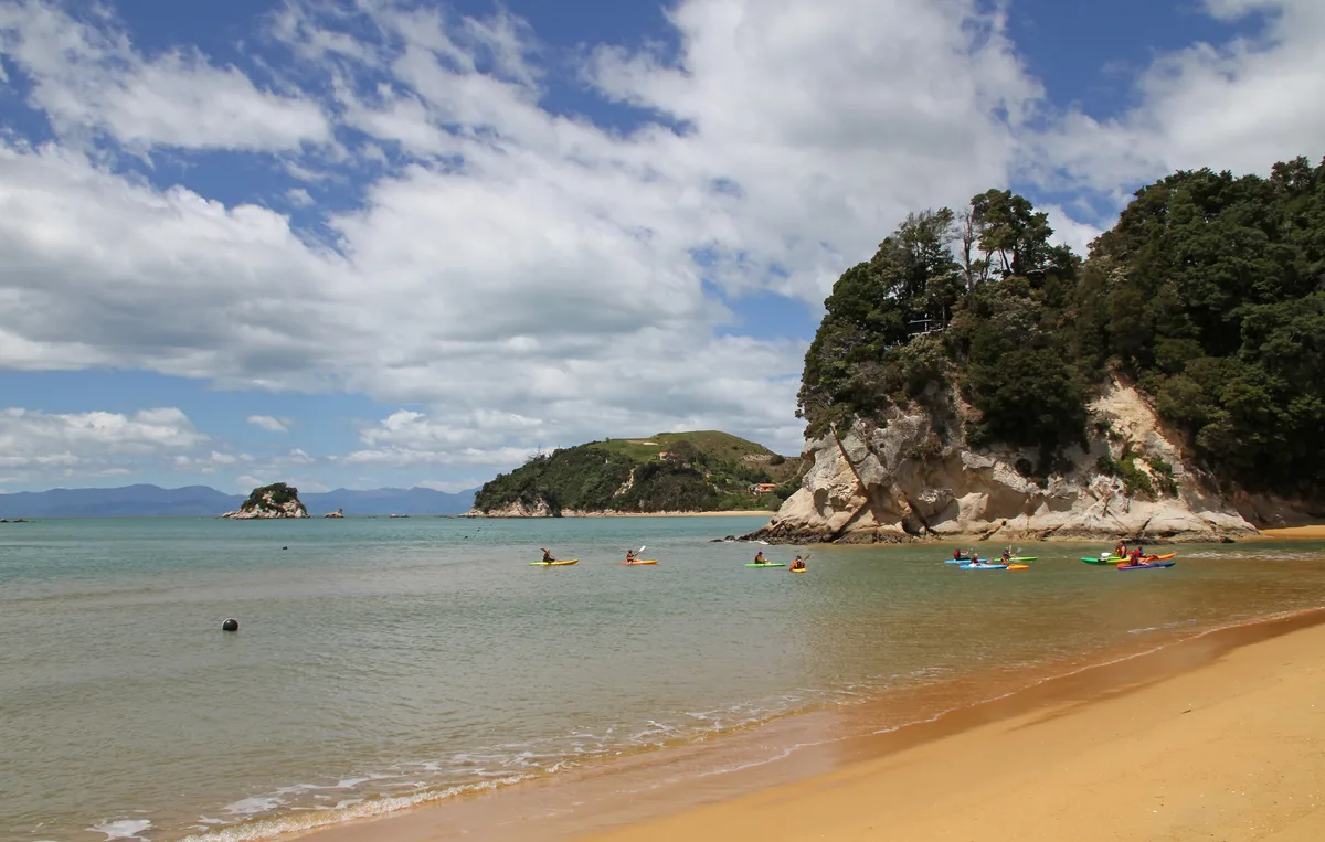 Playa de Kaiteriteri, Tasman District, Nelson-Tasman, Nueva Zelanda — 2