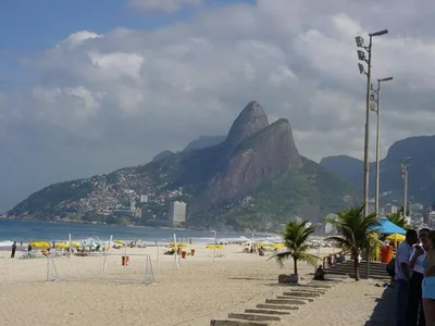 Plage d'Ipanema, Rio de Janeiro, Brazilian Atlantic, Brésil — 3