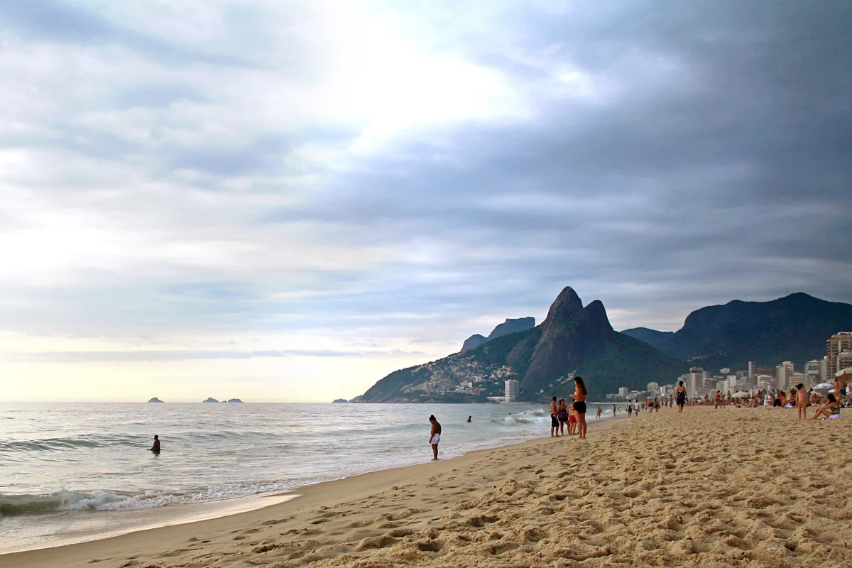 Plage d'Ipanema, Rio de Janeiro, Brazilian Atlantic, Brésil — 5