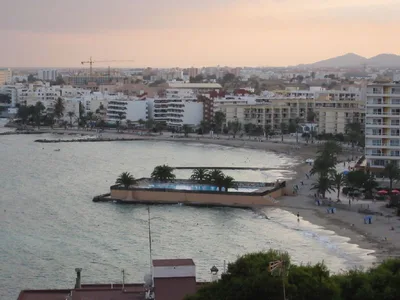Platja de ses Figueretes, Eivissa, Balearic Islands, España — 2