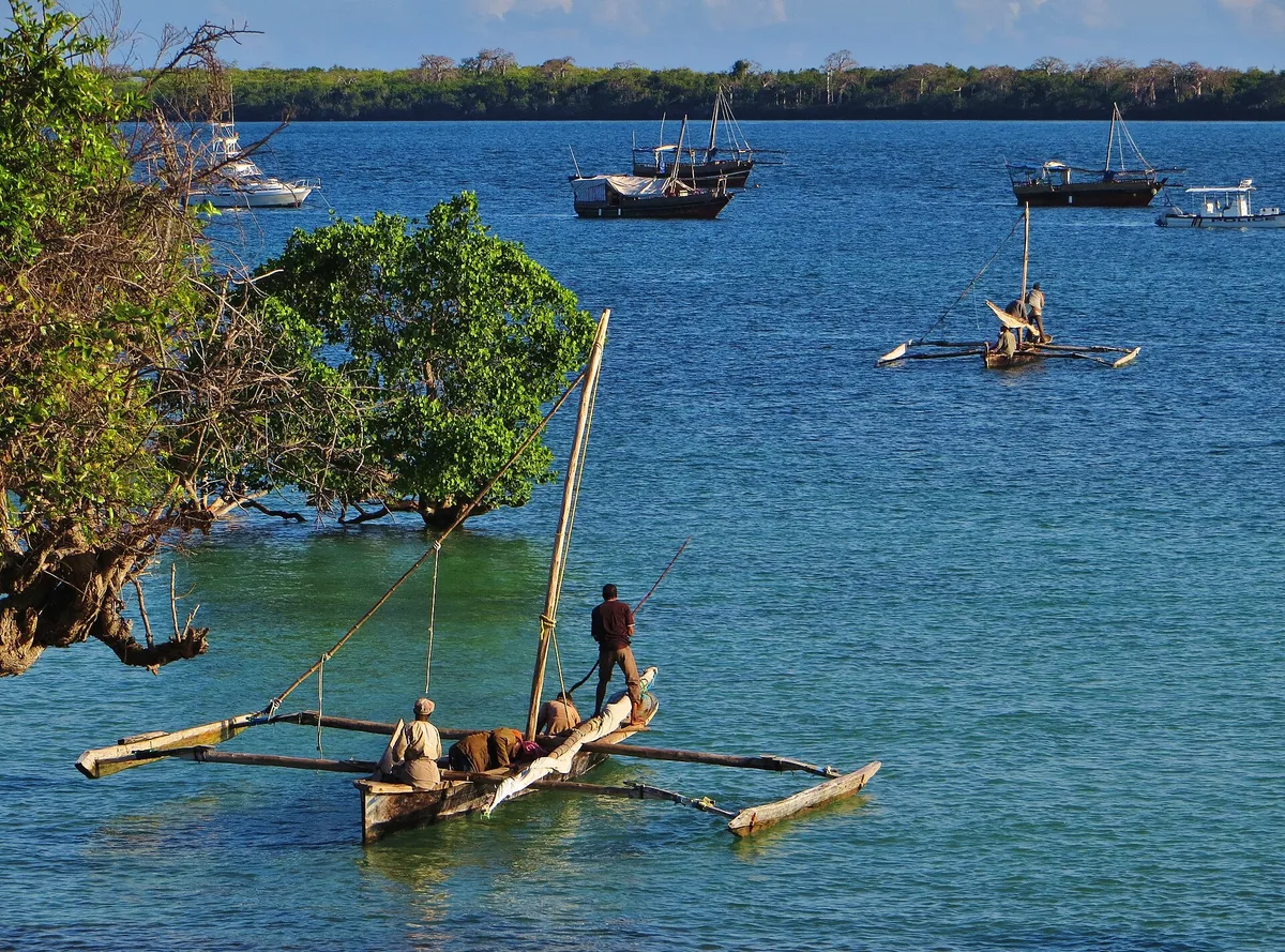 Shimoni-Strand, Lungalunga, Coast Province, Kenia