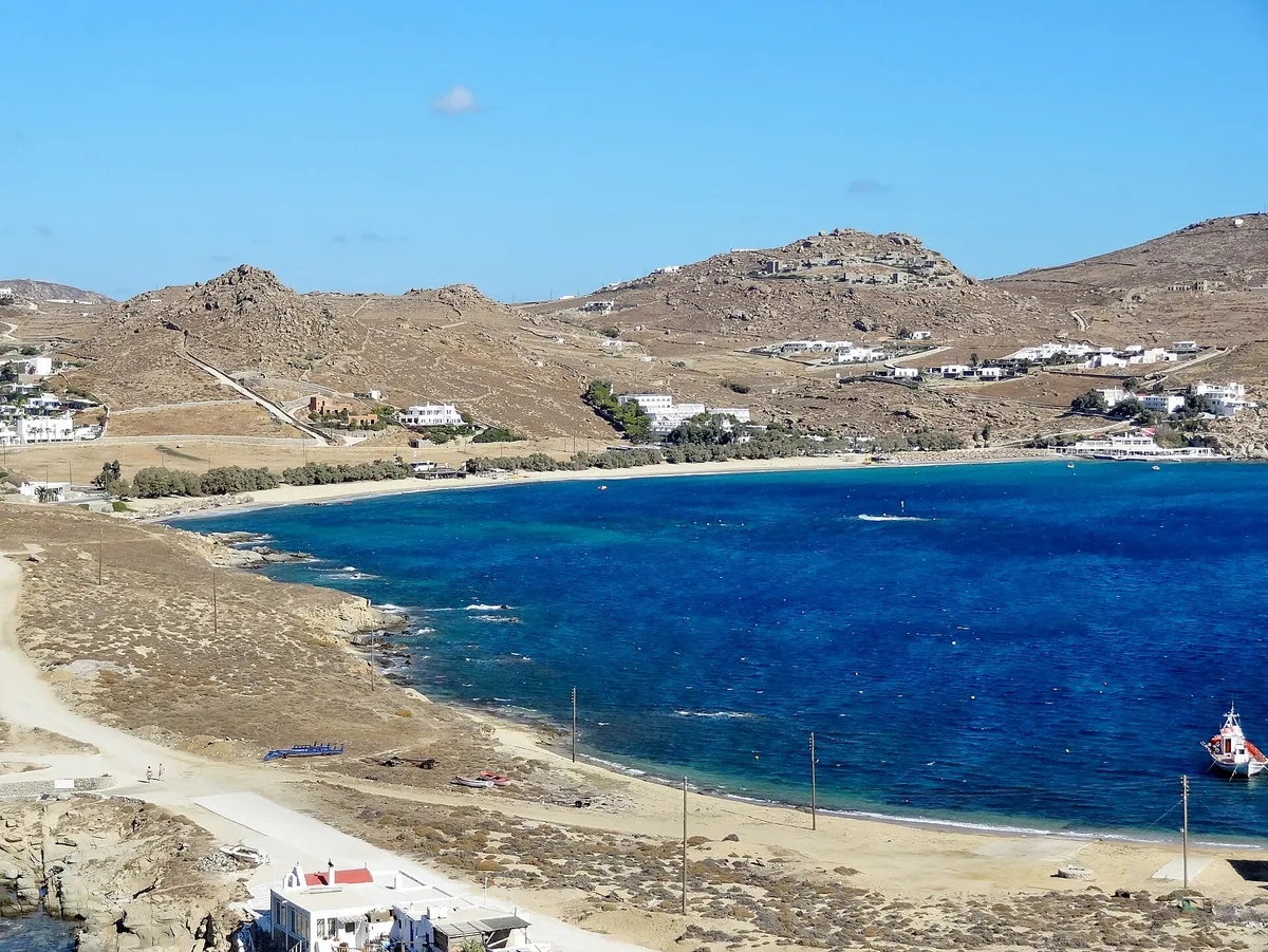 Praia de Kalafatis, Cyclades, Grécia — 2