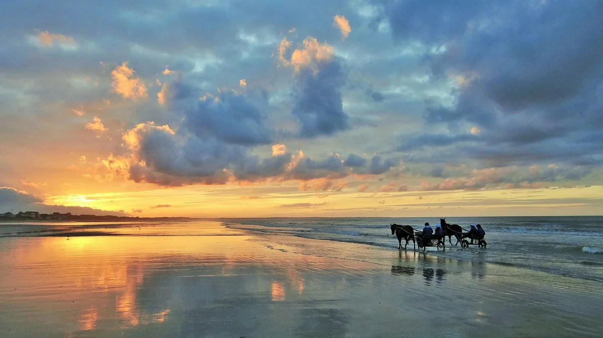 Plage de Cabourg, Cabourg, Normandy, France
