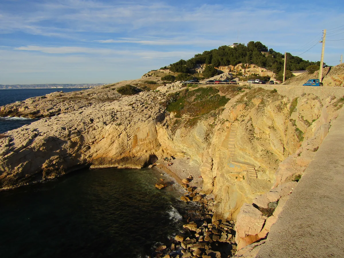 Saména Beach, Marseille, Provence-Alpes-Côte d'Azur, France — 3