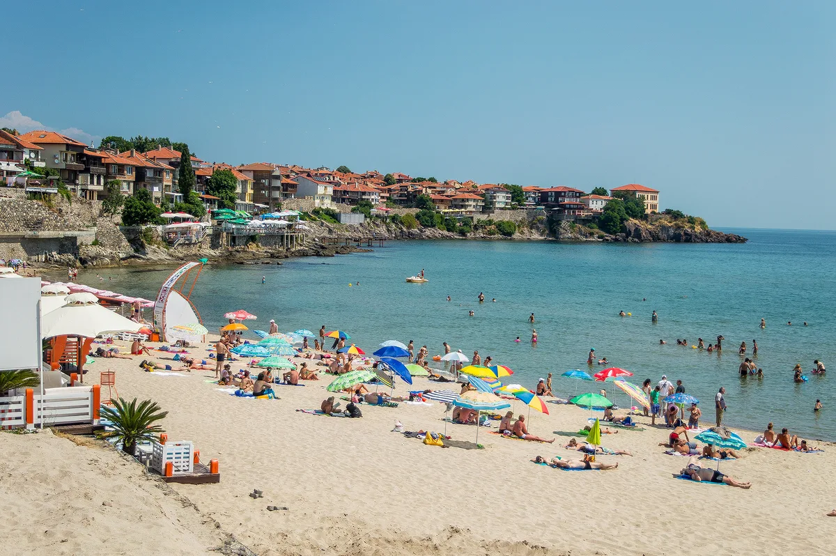 Sozopol Central Beach, Black Sea Coast, Bulgaria — 3